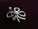 Silver Marcasite Brooch