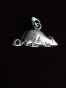 Charming Silver Mouse Charm