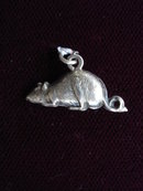 Charming Silver Mouse Charm
