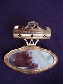 Vintage Lipstick Holder Golden Rose