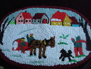 Oval Hooked Mat