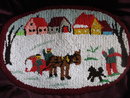 Oval Hooked Mat