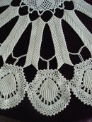 Lace Centre Piece Ecru Colour