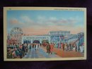 Linen Postcard New York Steeplechase Park