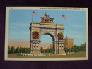 Linen Postcard Entrance to Prospect Park Brooklyn N Y