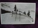 Real Photo Postcard Ski-ing Canadian Rockies