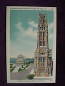 Linen Postcard Riverside Church/Grant's