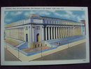 Collectible Linen Postcard Post Office Bldg New York