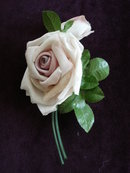 Pink Silk Velvet Rose for Dress or Millinary