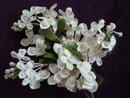 Antique Cloth Flowers Dress or Millinary