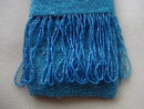 Antique Beaded Bag Shimmering Blue