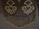 Beaded Evening Bag Silver and Black