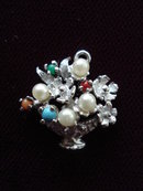 Sterling Jewelled Charm