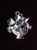 Sterling Jewelled Charm