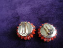 Gorgeous Red Earrings Clip Style