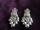 Antique Earrings Clear/Black Rhinestones