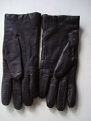 Leather Gloves 7 1/2 dark Brown