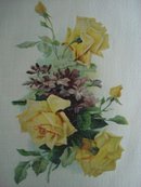 Cigarette Tobacco Silk Yellow Roses