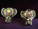 Special Art Deco Rhinestone Earrings