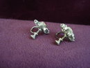 Precious Rhinestone Earrings Austrian Crystal Floral