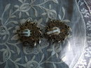 Fabulous Topaz Rhinestone Earrings