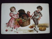 Thanksgiving Greetings Postcard