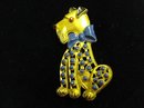 Early Plastic Brooch Dog