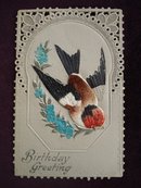 Fantastic Vintage Postcard Birthday Greeting