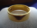 18k Wide Wedding Band