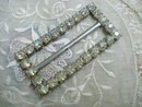 Dazzling Aurora Borealis Rhinestone Belt Buckle