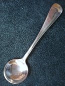 Tiny Salt Spoon Sterling Silver