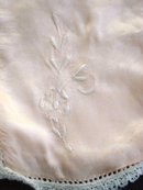 embroidered Silk Top Lace Trim