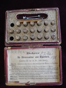 Antique Watchmaker's Tool Boxed by Bohrer