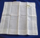 Hanky - Lily of the Valley Embroidery