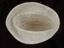 Cloche Hat Large Organdy Rose