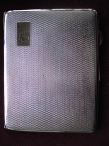 Cigarette Case Monogram A