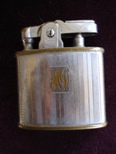 Ronson Cigarette Lighter Monograms M and D