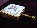 Pill Box Fancy Guilloche Enamel
