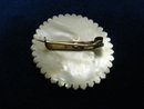 Handcrafted Pearl Brooch Mother of Pearl