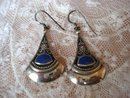 Sterling Lapis Earrings