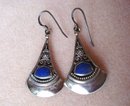 Sterling Lapis Earrings