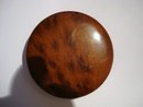 Vintage Bakelite Compact Brown Woodgrain