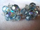 Crystal Earrings Sky Blue