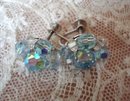 Crystal Earrings Sky Blue