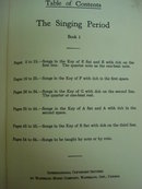 The singing Period Book One