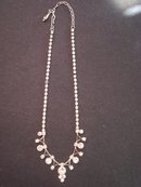 Necklace Clear Crystal Rhinestone