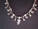 Necklace Clear Crystal Rhinestone
