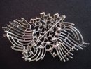 Brooch Rhinestone Pearls