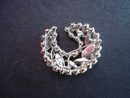 Rhinestone Swirl Brooch