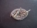 Silver Tone Brooch Crystal Rhinestones
